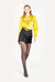 Daphne Blouse - 100% Silk - Yellow