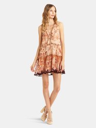 Isabel Dress - Peach Floral