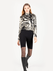 Joni blouse - Psychedelic Black Star