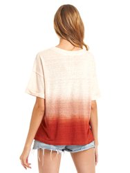 Joplin Tee - Clay Dip Dye