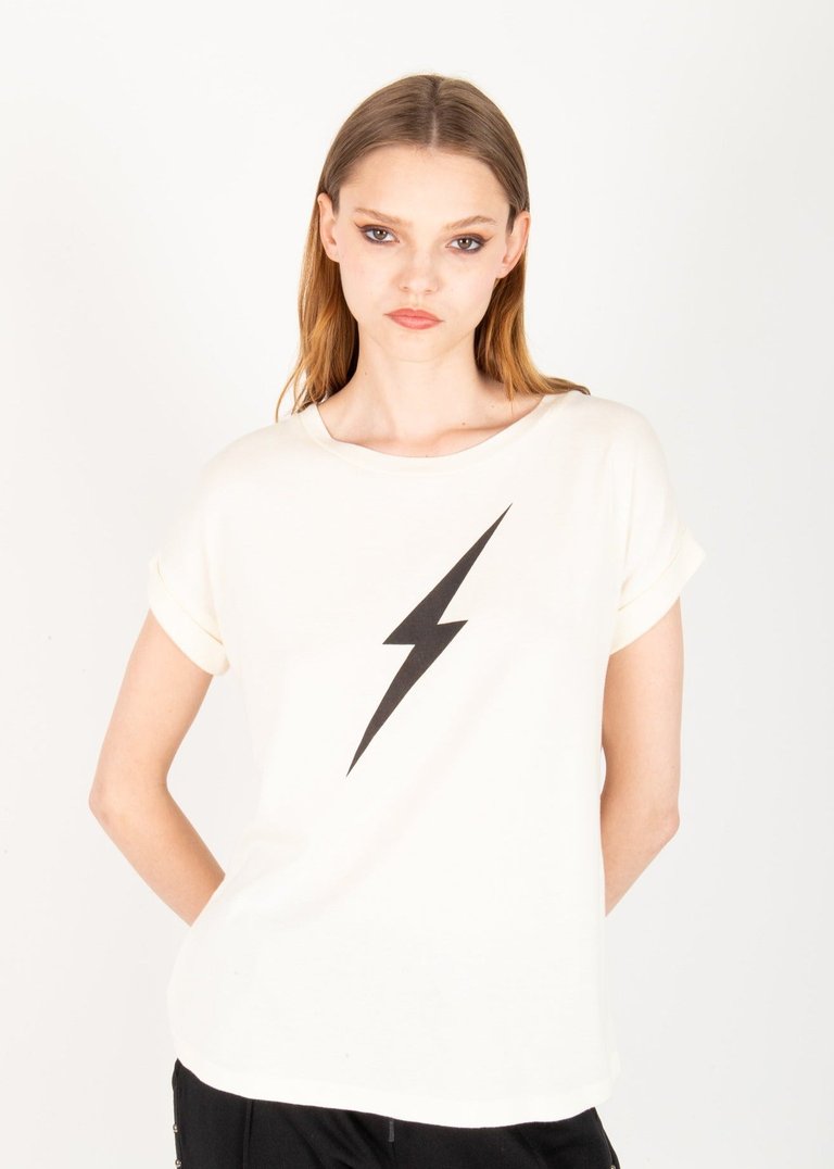 Lightning Tee - Organic Cotton - Off-White 