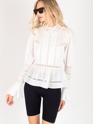 Phoebe Blouse - Organic Cotton - Off white