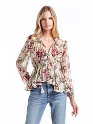 Rosa Blouse - Romantic Floral - Romantic Floral