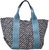 Laetizia Canvas Tote Bag In Royal Navy Blue