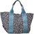 Laetizia Canvas Tote Bag In Royal Navy Blue