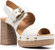 Women Joline Footwear Buckle Ankle Strap Sandals 17020-101 - White