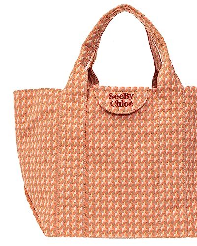 See by Chloe Women's Happy Orange "Laetizia" Shopper Bag Tote Large product