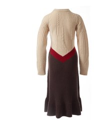 Finn Cable Knit Sweater Dress