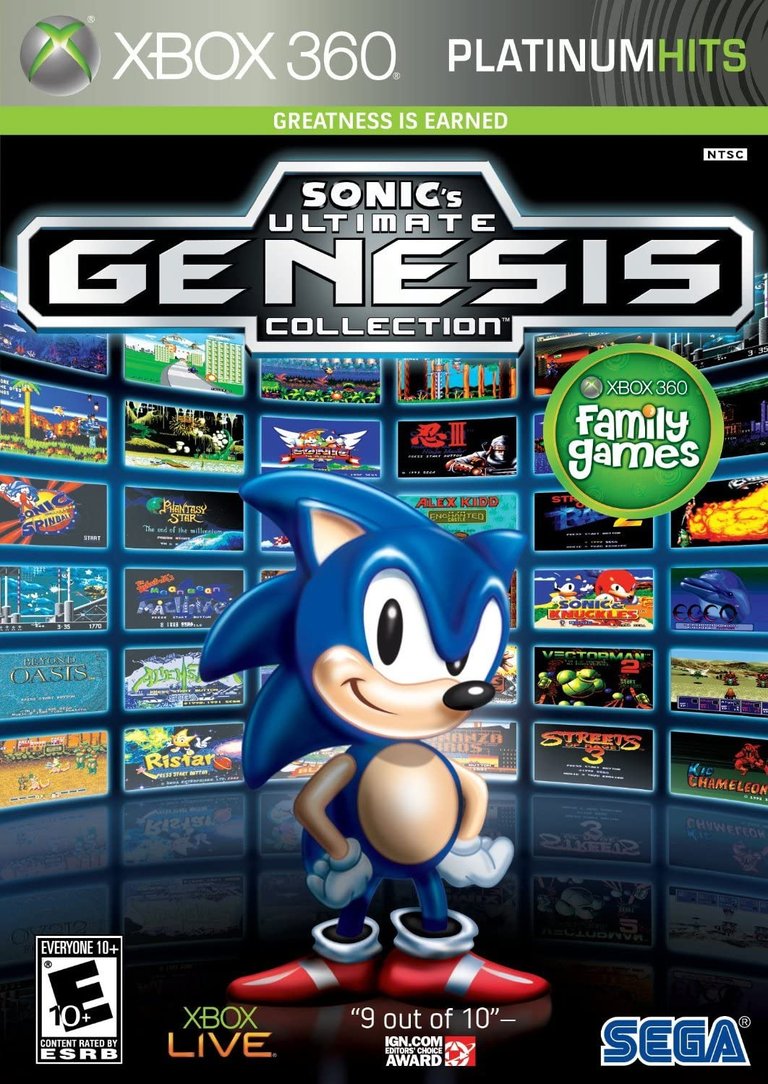 Sonics Ultimate Genesis Collection (Platinum Hits) - XBOX 360