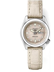 5 Womens Sports Collection Watch - Beige Leather - Beige Leather