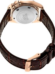 5 Womens Sports Collection Watch - Brown Leather/Rose Gold