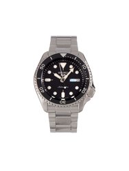 Mens 5 Sports SRPE55K1 Black Dial Automatic Watch - Silver