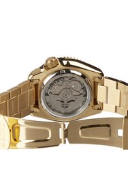 Mens 5 Sports SRPE74K1 Gold Tone Automatic Watch