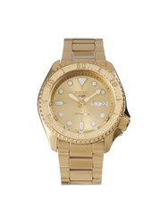 Mens 5 Sports SRPE74K1 Gold Tone Automatic Watch - Gold