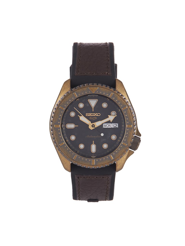 Men's Black 5 Sports Dress Watch - Black