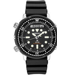 Mens Prospex Sea Solar Quartz Watch - Metal Black