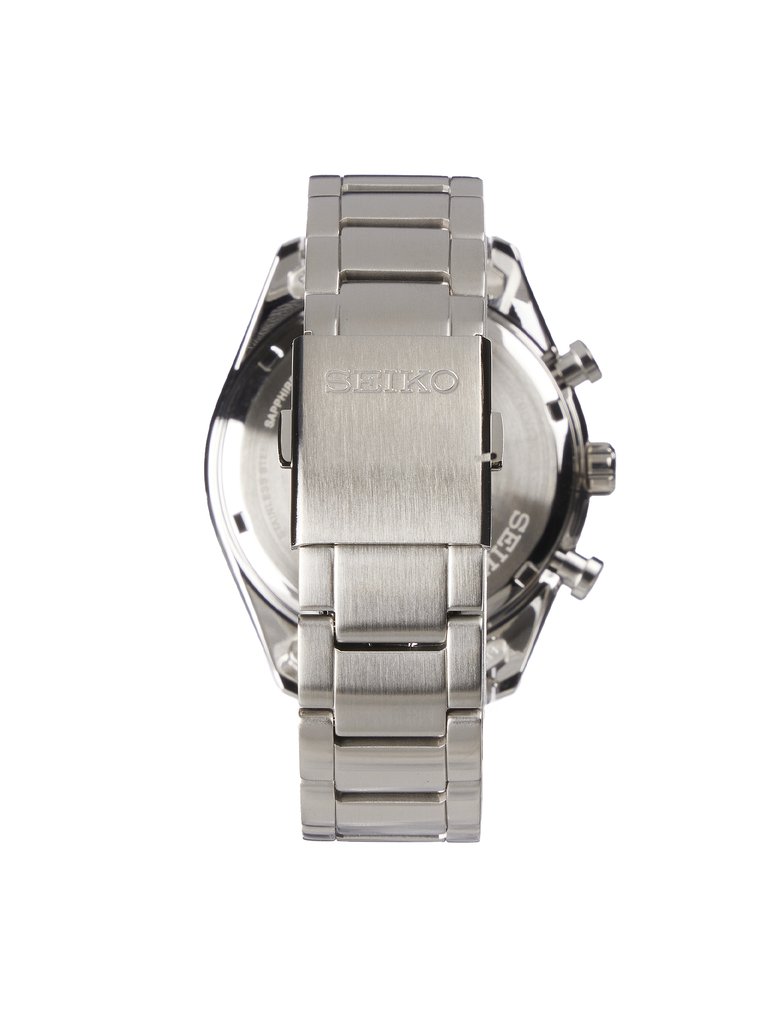 Seiko Silver Mens Solar SSC771P1 Chronograph Quartz Watch | Verishop