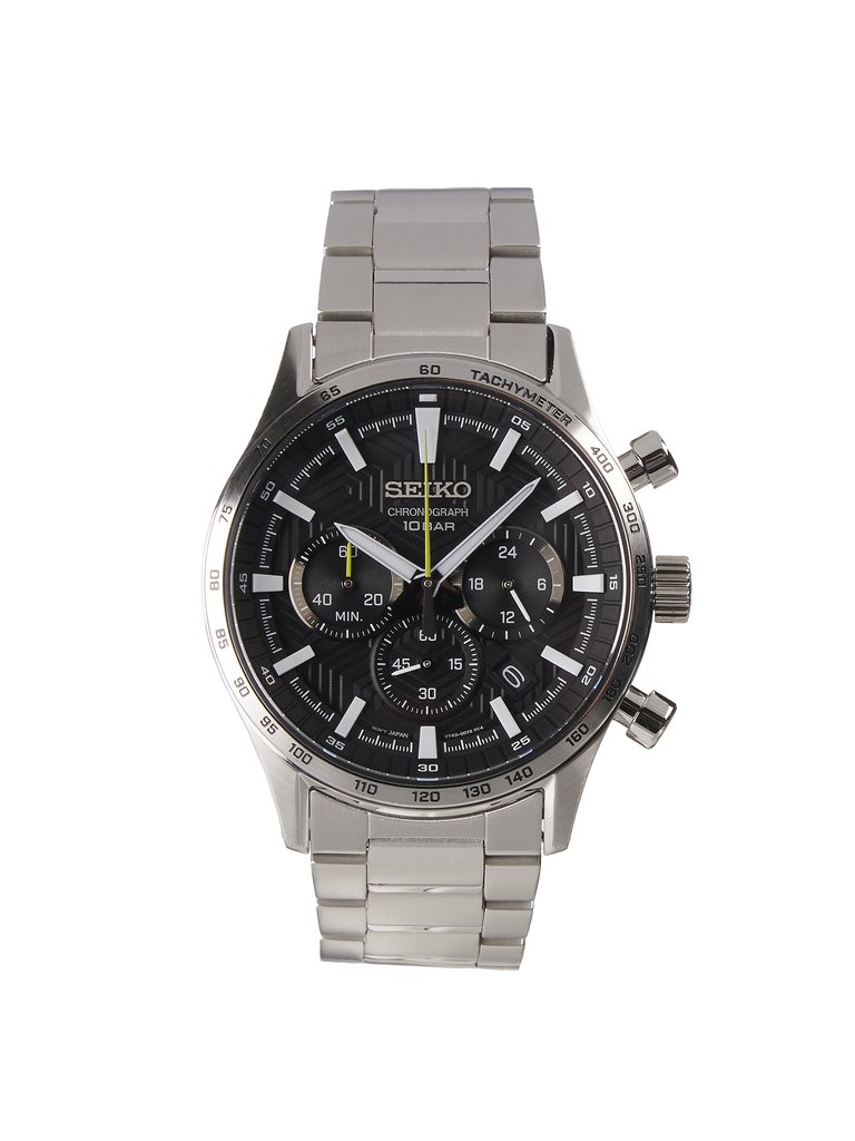 Mens Sport SSB413P1 Chronograph Quartz Watch - Silver