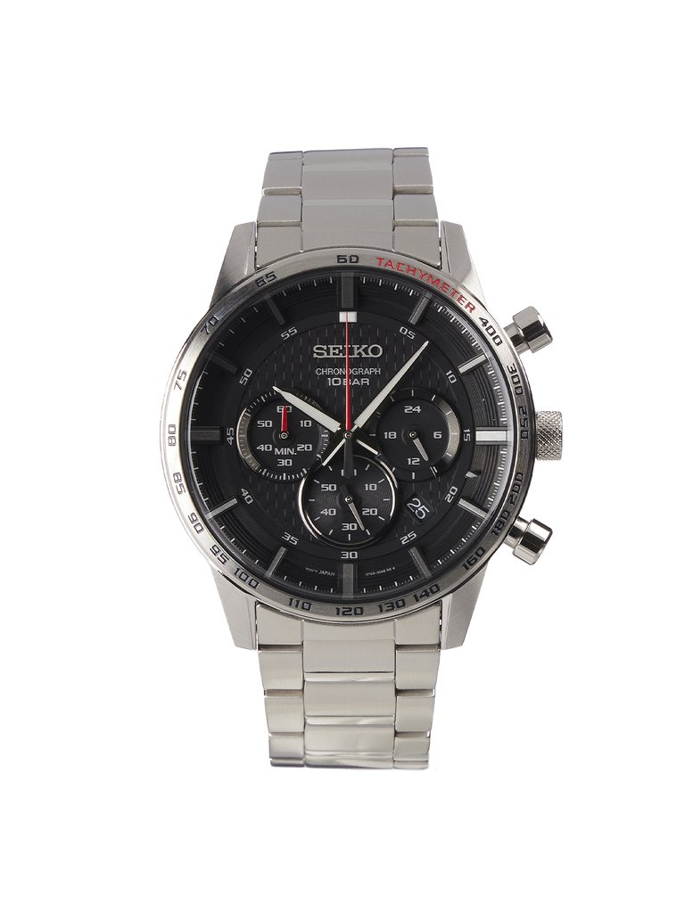 Mens SSB355P1 Chronograph Stainless-Steel Watch - Silver
