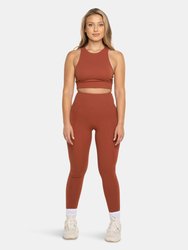 Chocolate High-Rise Legging - Chocolate