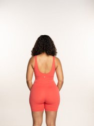 Clëo Unitard (Coral)