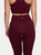 Maroon High-Rise Legging