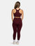 Maroon High-Rise Legging