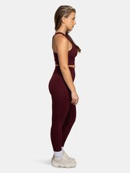 Maroon High-Rise Legging