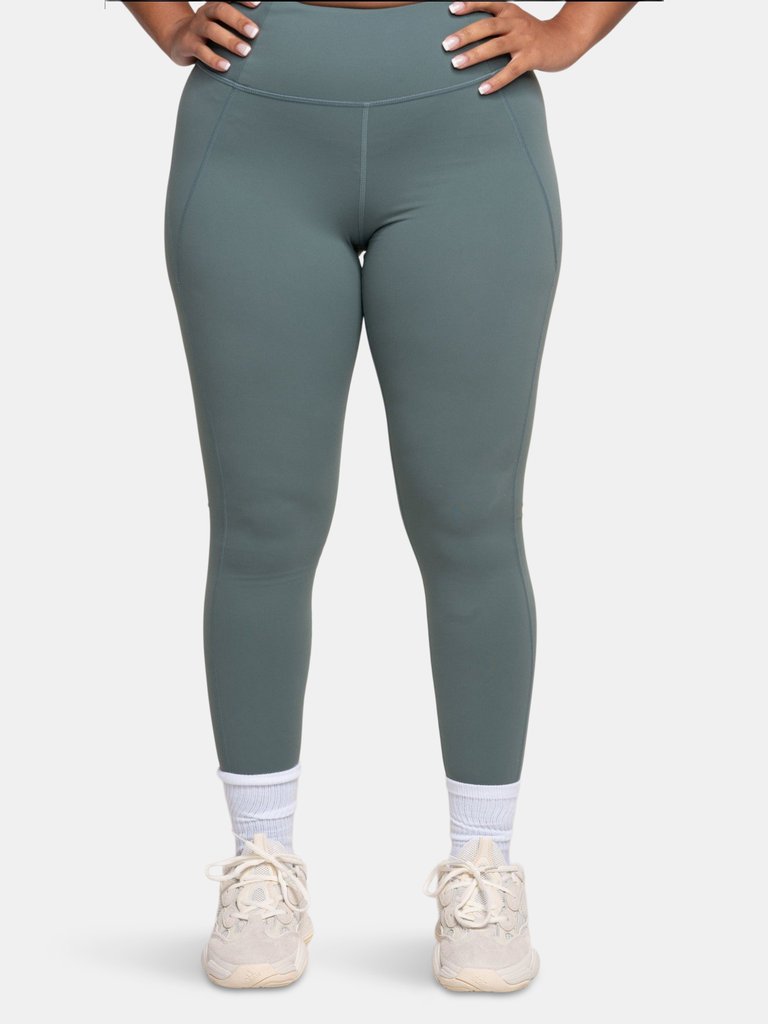 Sea Green High-Rise Legging - Medium Sea Green