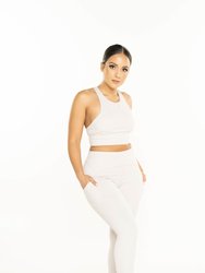 White Smoke Movement Legging - Whitesmoke