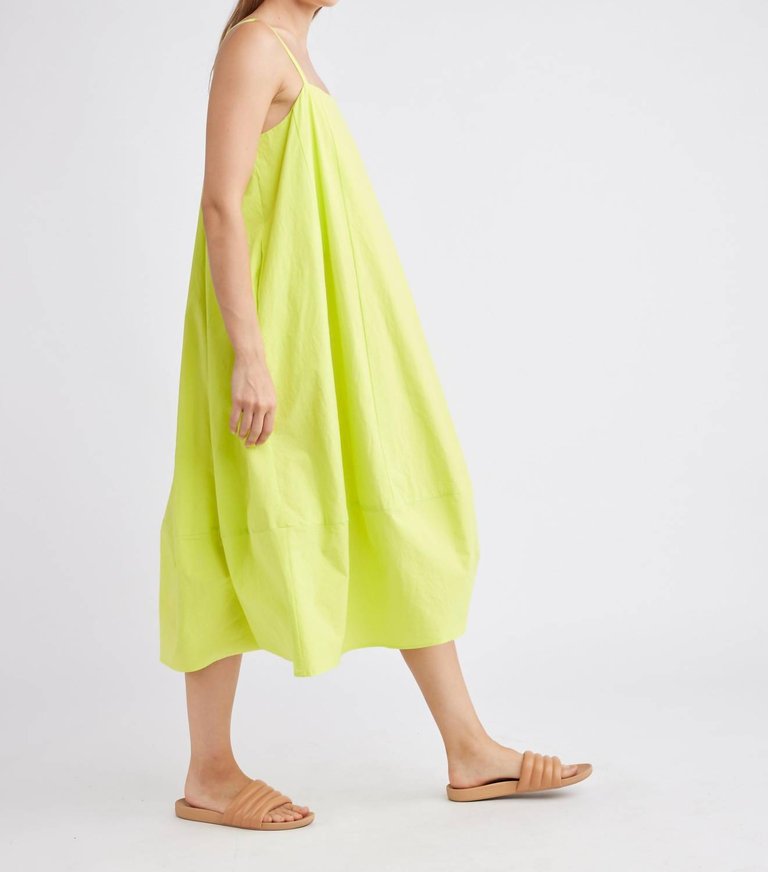 Akari Midi Dress In Citron