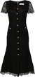 Self Portrait Women's Black Giupure Lace Midi Dress - Black