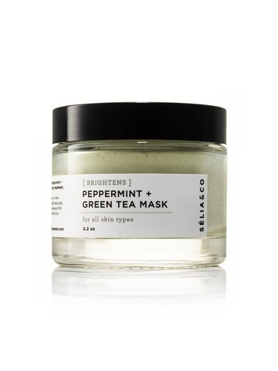 SELIA & CO [Brightens] Peppermint + Green Tea Mask product