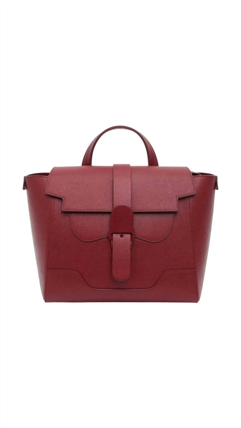 Midi Maestra Bag In Merlot - Merlot