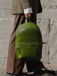 Bos Cactus Leather Vegan Backpack | Green