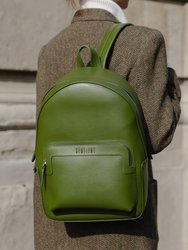 Bos Cactus Leather Vegan Backpack | Green - Cactus Green