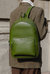 Bos Cactus Leather Vegan Backpack | Green - Cactus Green