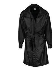 Haven Cactus Leather Vegan Trench Coat