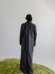 Nimbus Cactus Leather Vegan Trench Coat