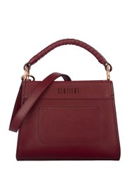 Panthera Cactus Leather Vegan Mini Tote - Cranberry