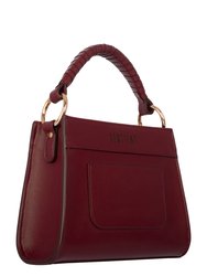 Panthera Cactus Leather Vegan Mini Tote - Cranberry