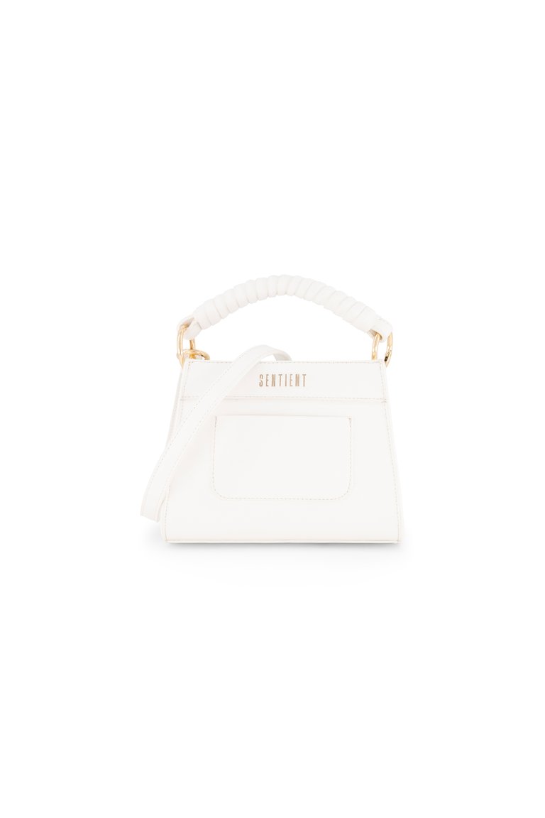 Panthera Cactus Leather Vegan Mini Tote | White