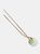 Donut — Green Jade Pendant Necklace - Green