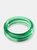 Forest — Green Jade Stone Skinny Stacking Rings - Green