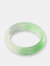 Koi — Mottled Green Jade Ring - Light green