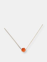 Kyoto — Flower Pendant Necklace - Red