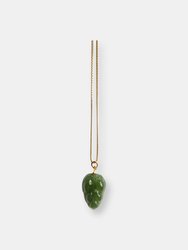 Leaf — Green Jade Necklace - Green