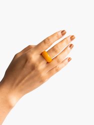 Mandarin — Orange Jade Stone Ring