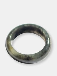 Sesame — Grey Jade Ring - Grey