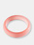 Silk Collection | Blush — Pink Jade Stone Bangle - Pink